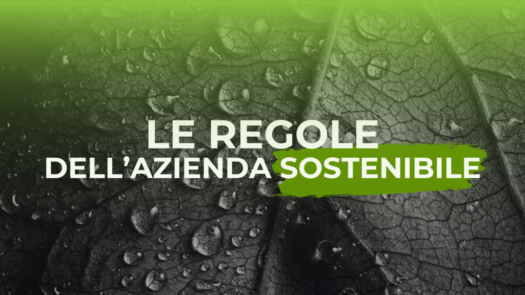 regole azienda sostenibile omega
