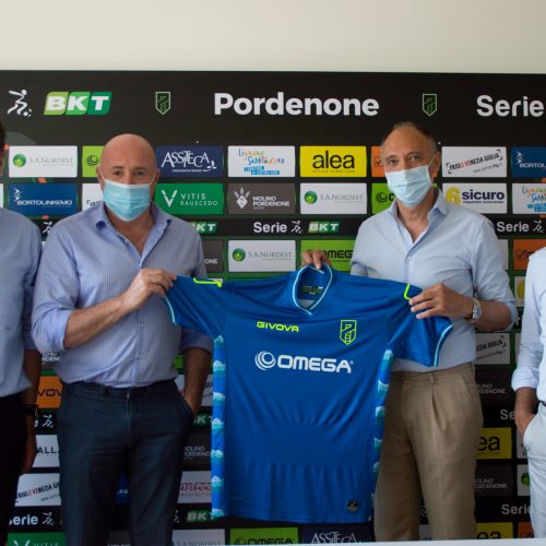 Omega sponsor del Pordenone anche per il 2021/2022